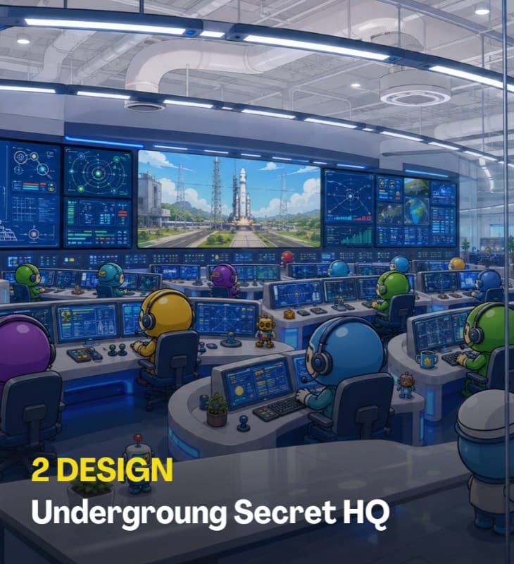 2. Underground Secret HQ