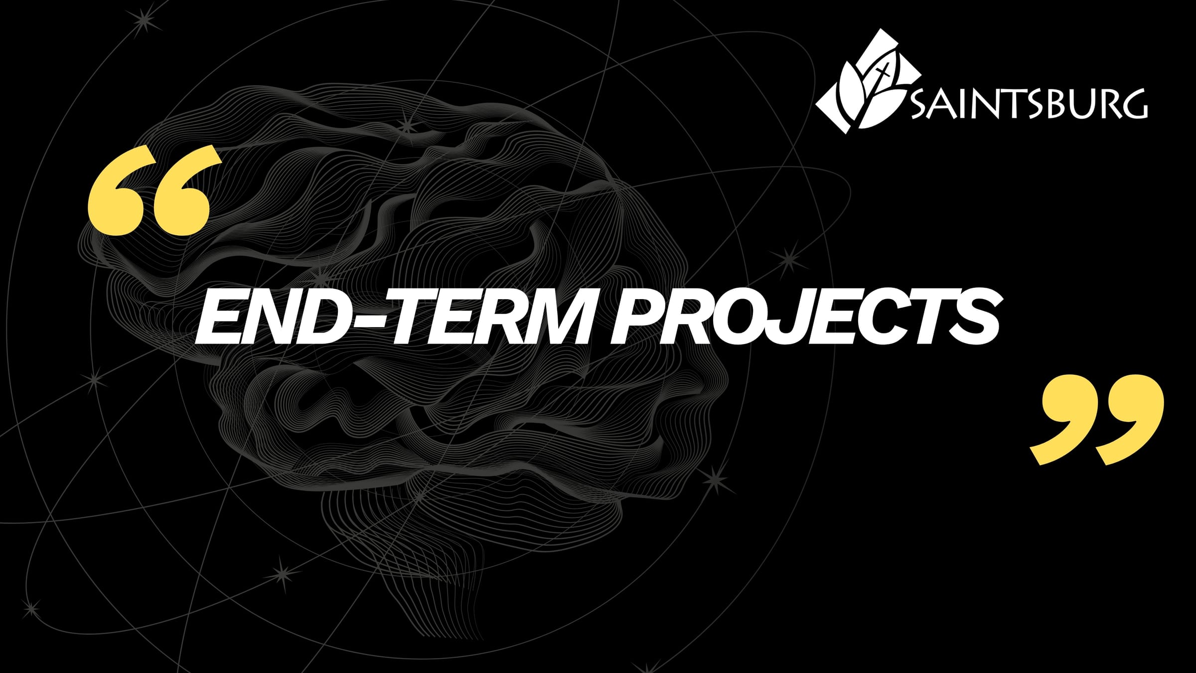 End-term projects